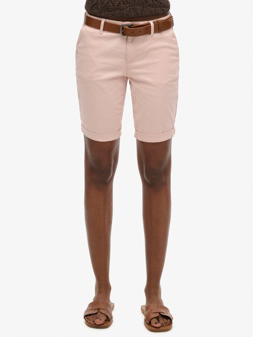 Superdry City Chino Shorts, Peach Whip, 6