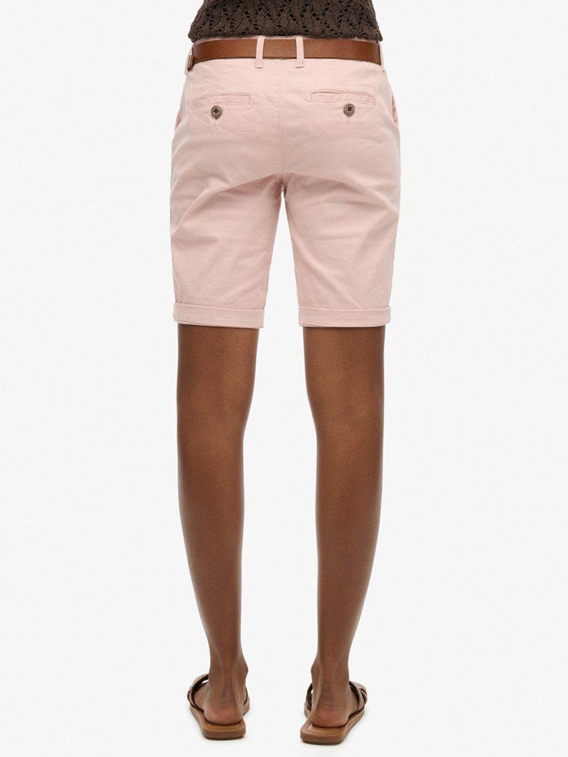 Superdry City Chino Shorts, Peach Whip, 6