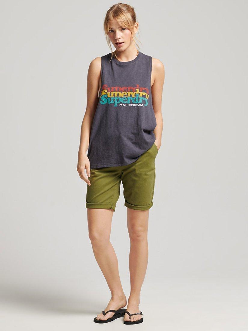 Superdry City Chino Shorts Capulet Olive