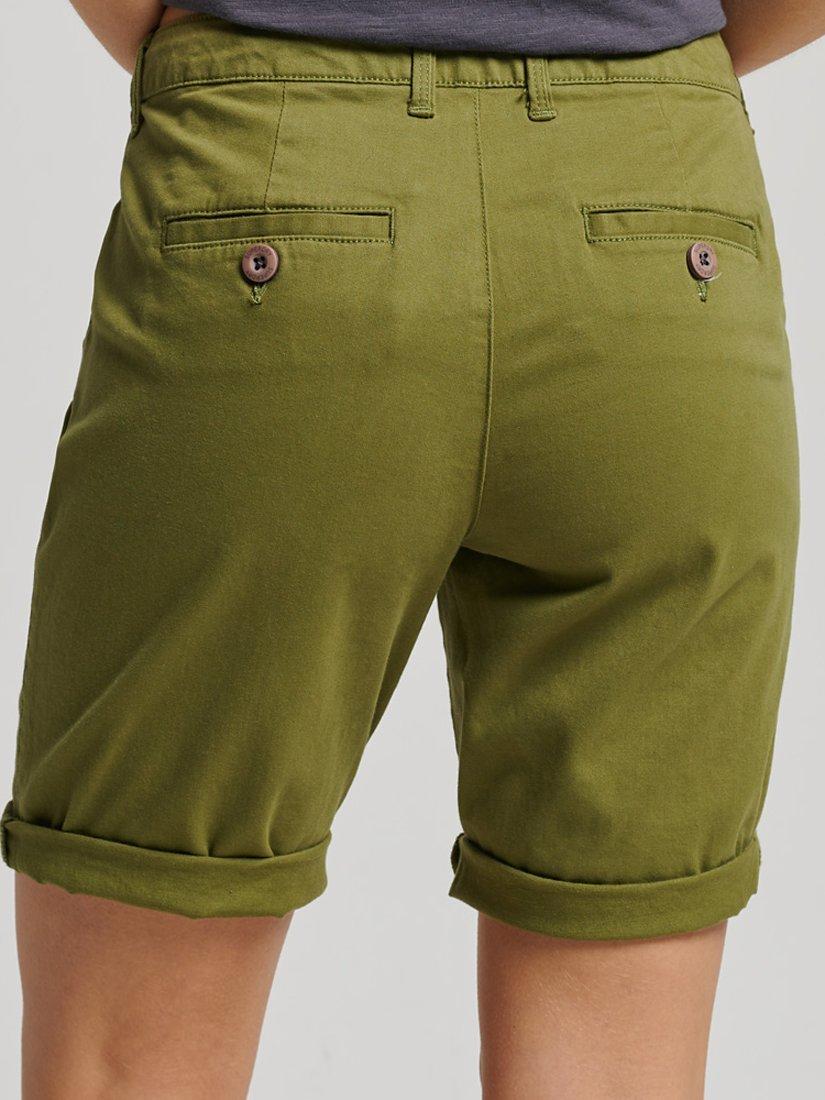 Superdry City Chino Shorts, Capulet Olive, 6