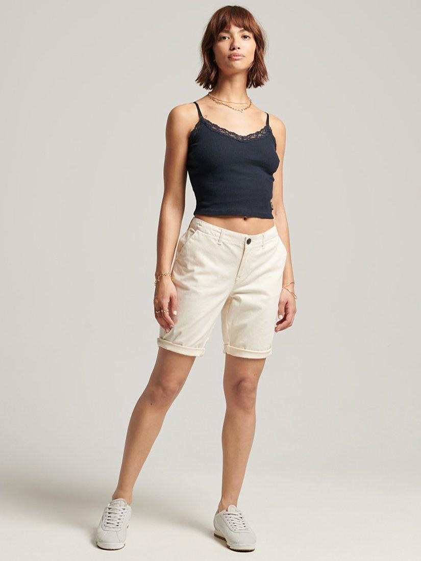 Product image 2 of 5, which shows Superdry City Chino Shorts, Oyster, 6