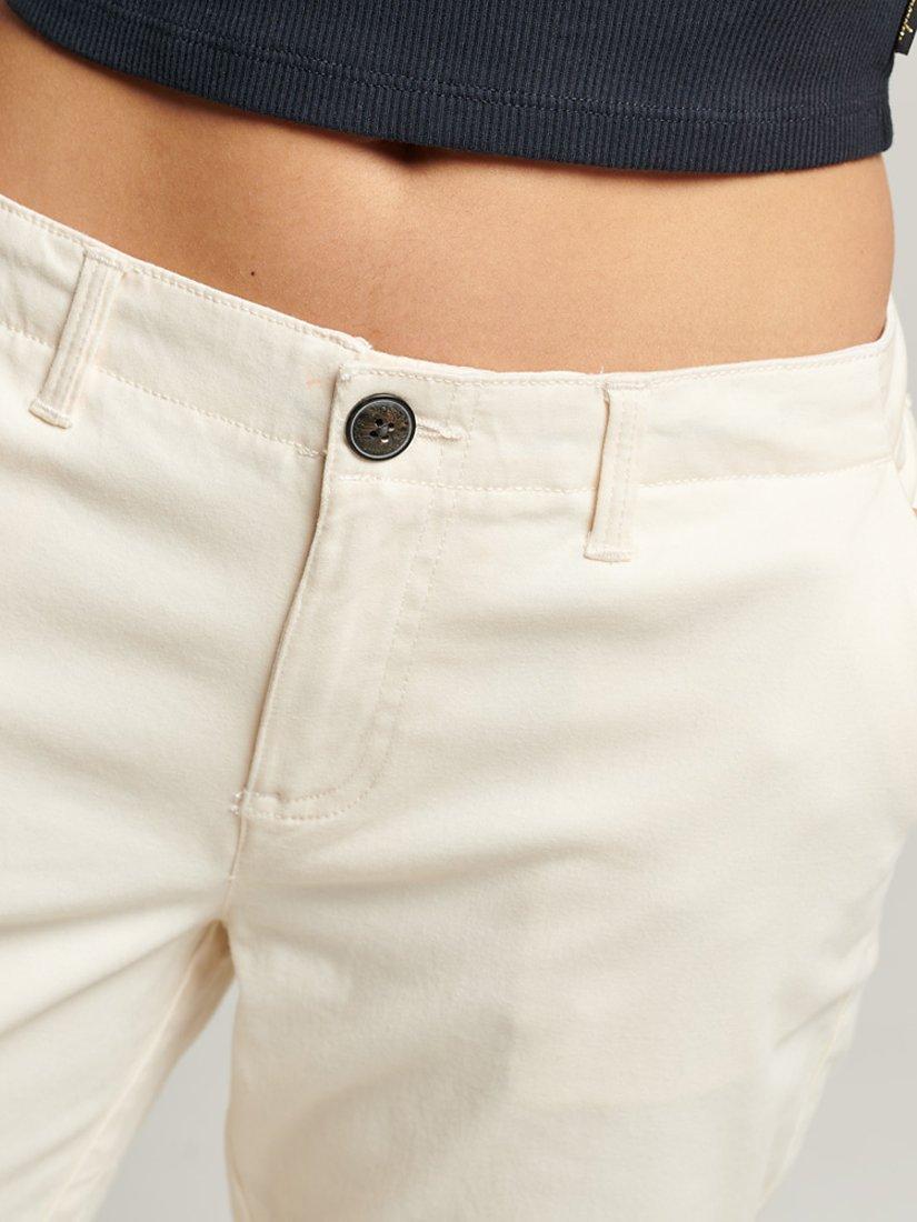 Product image 4 of 5, which shows Superdry City Chino Shorts, Oyster, 6