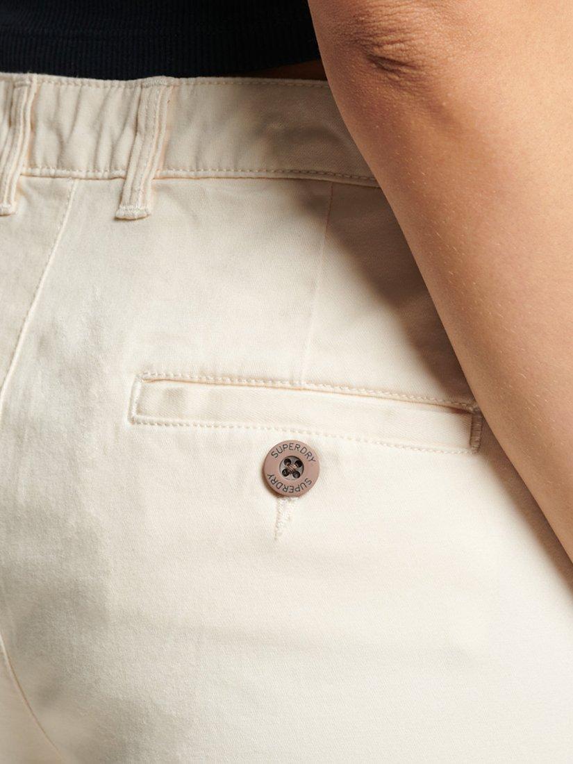 Product image 3 of 5, which shows Superdry City Chino Shorts, Oyster, 6