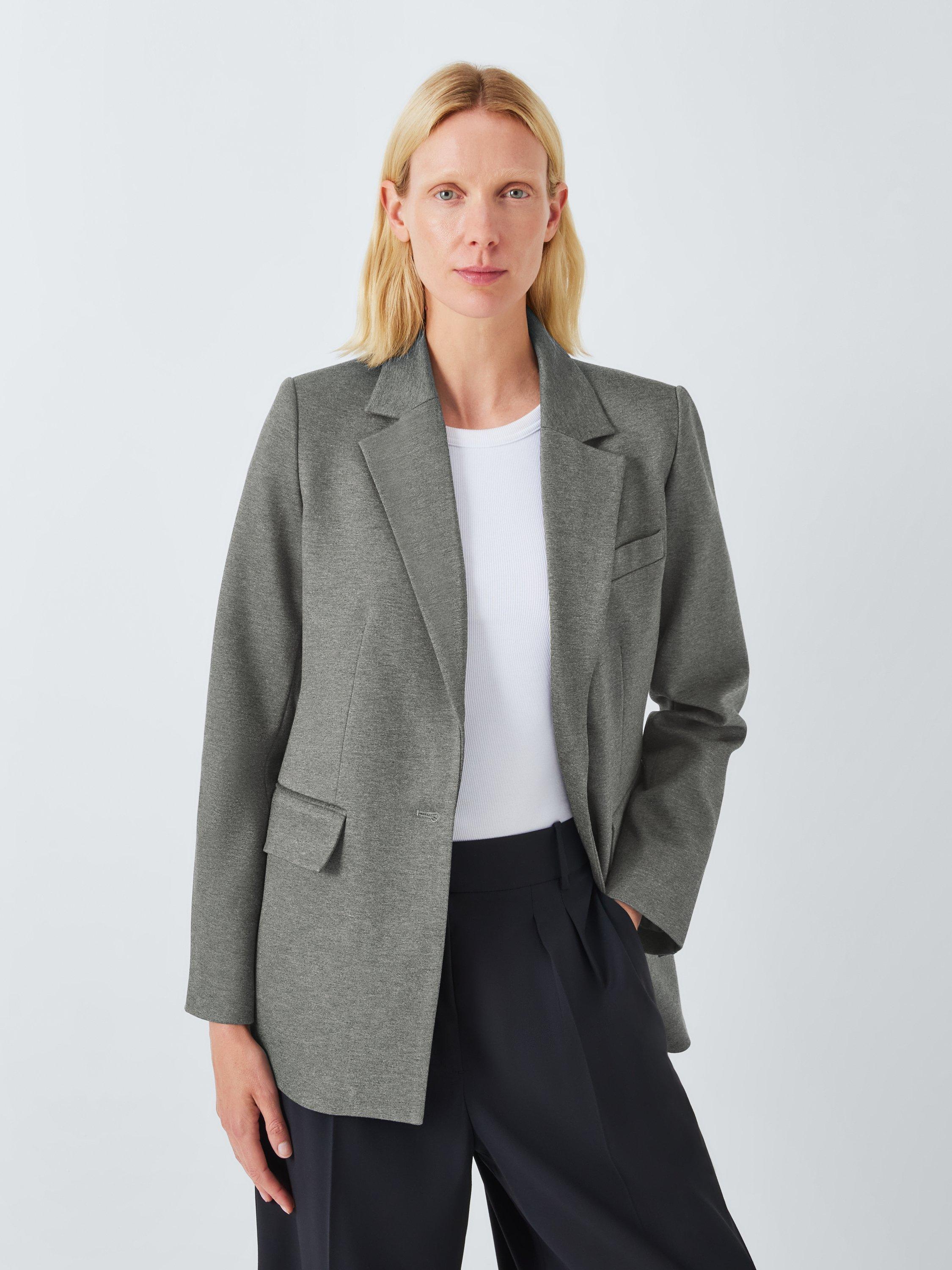 Grey ponte jacket best sale