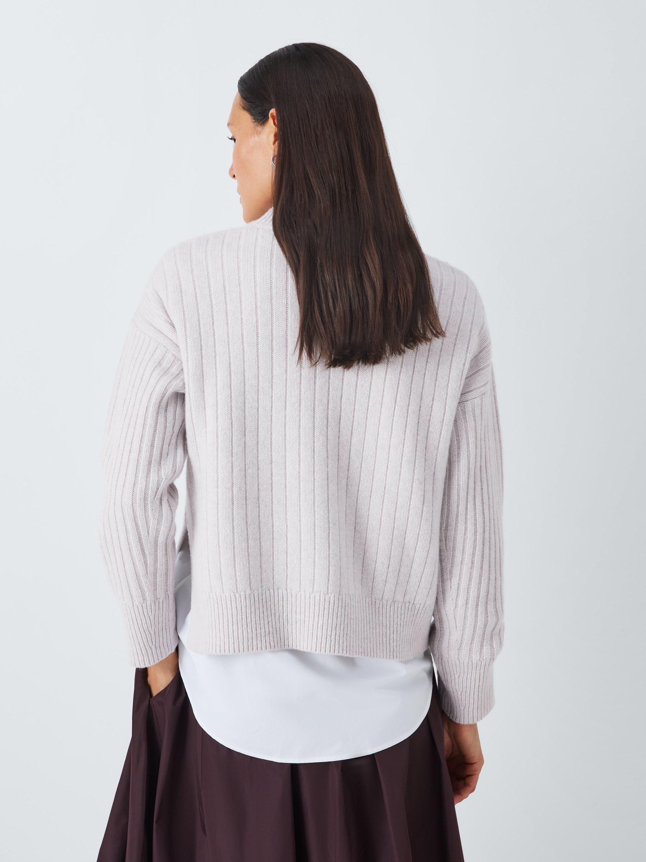Asymmetric hem lace up pullover sweater hotsell