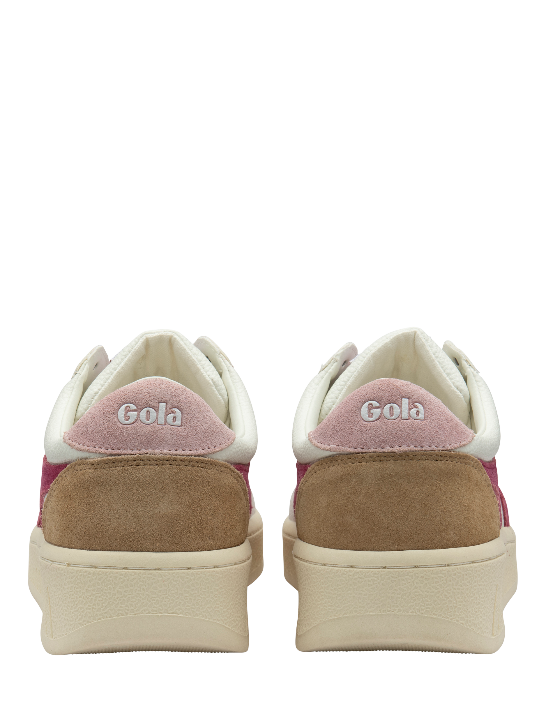 Gola Classics Grandslam Quadrant Trainers, Cerise/Chalk Pink, 5