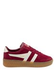 Gola Grandslam Suede Trainers, Cerise/Gum