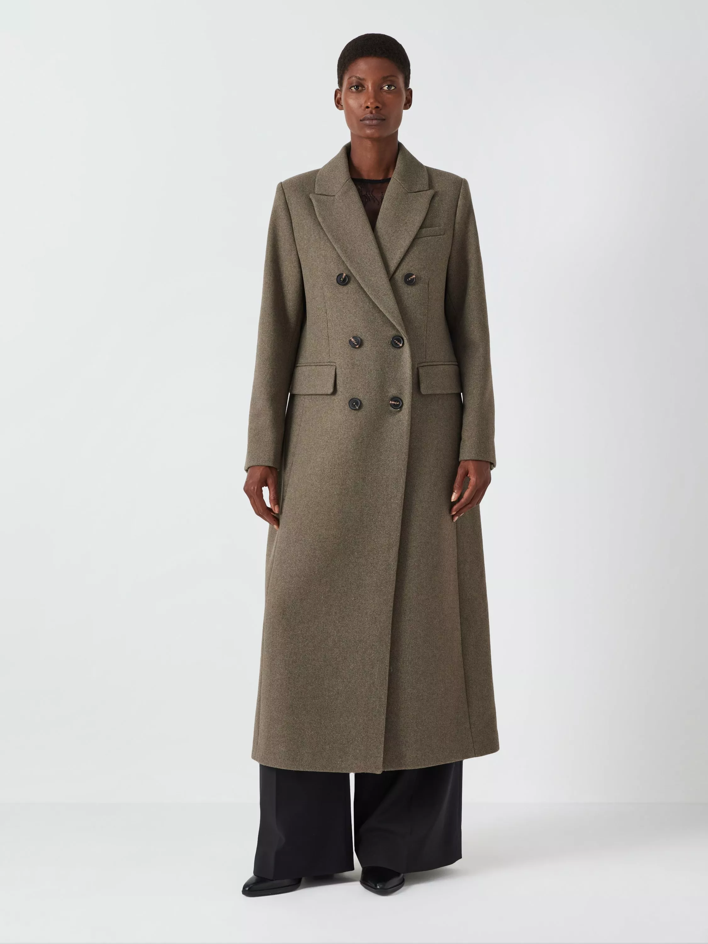 John Lewis Double Breasted Wool Coat