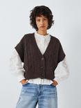 AND/OR June Alpaca Blend Cable Knit Vest