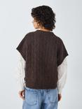 AND/OR June Alpaca Blend Cable Knit Vest