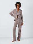 John Lewis Aria Modal Pyjama Set, Mocha