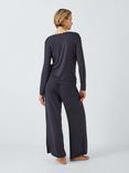 John Lewis Modal Rich Henley Wide Leg Pyjama Set