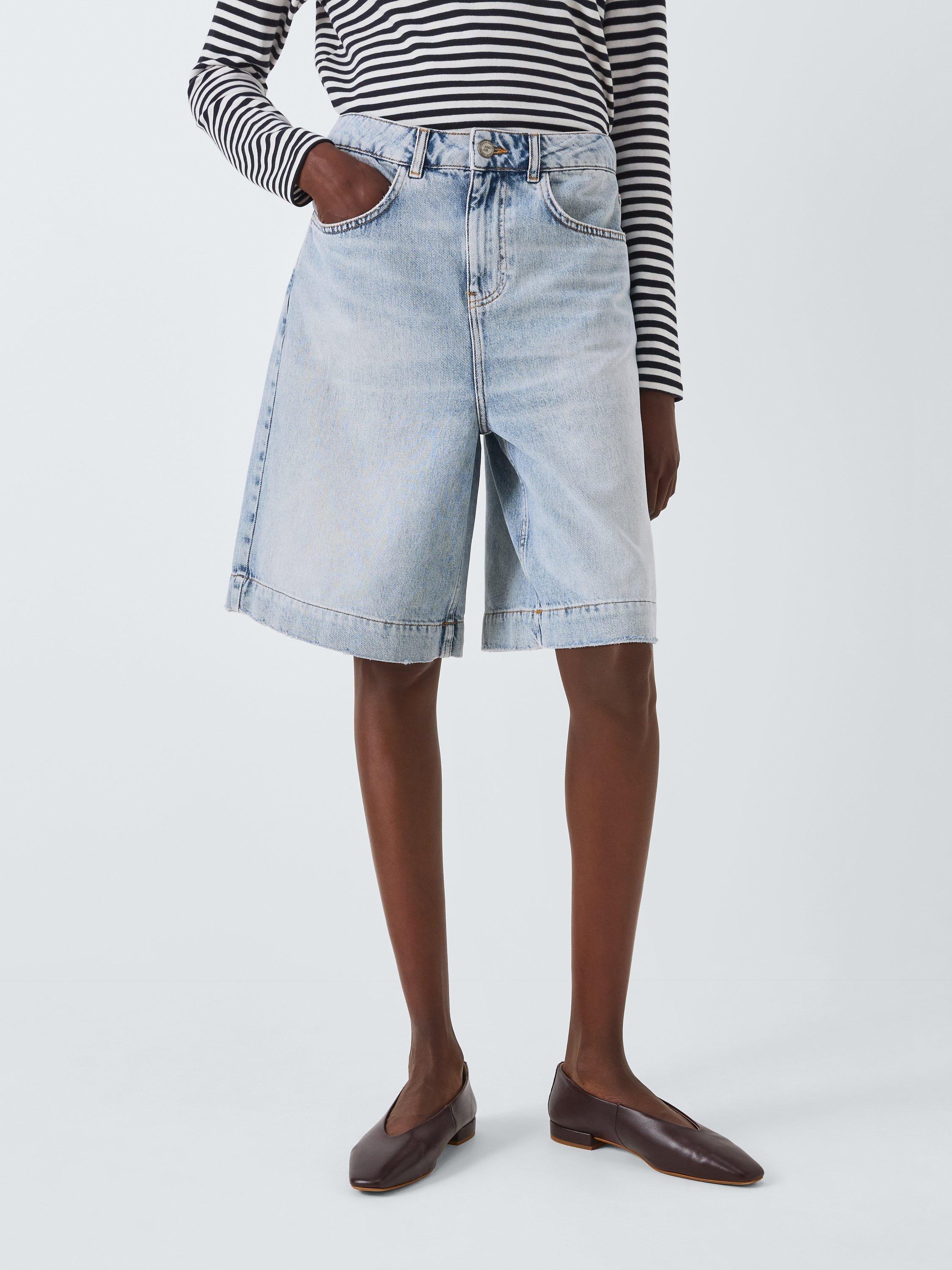 AND OR Blaze Denim Bermuda Shorts Light Blue