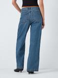 John Lewis ANYDAY Baggy Jeans, Mid Blue Wash