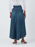 AND/OR Jada Godet Denim Maxi Skirt, Blue Light