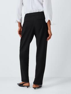 John Lewis Ponte Slim Fit Trousers, Black - view 2, Black