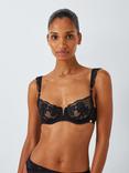 AND/OR Kellie Lace Balcony Bra, Black