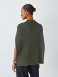 John Lewis Cape Knit Top, Khaki