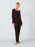 John Lewis Zara Jersey Pyjama Set, Chocolate