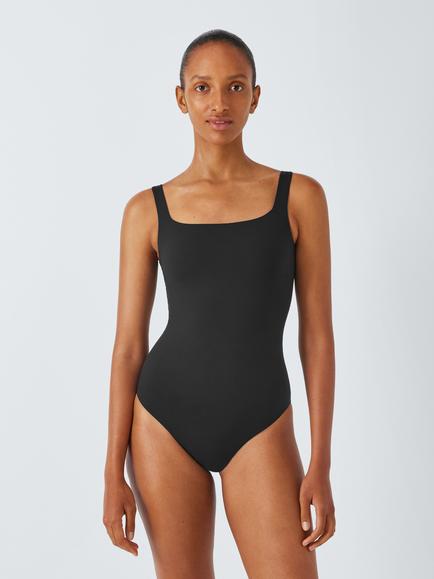 John Lewis Smoothing Sleeveless Bodysuit, Black