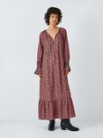 AND/OR Nadia Bloomsbury Print Maxi Dress, Pink/Multi