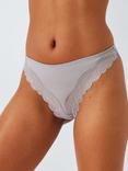 John Lewis Modal Lace Thong, Pack of 3