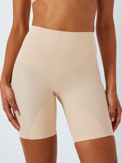 John Lewis Bum Lift Medium Control Shaper Shorts - view 2, Almond