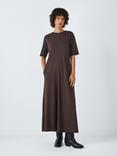 AND/OR Janie Rib Maxi Dress, Chocolate