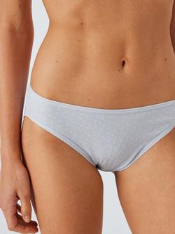 John Lewis Spot Bikini Knickers, Pack of 5, Multi - view 2, Multi
