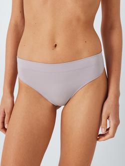 John Lewis Seamless Thong, Pack of 3 - view 2, Neutral/Multi