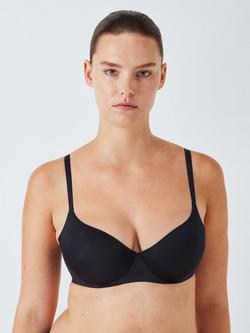 John Lewis Sofia Smooth Underwired T-Shirt Bra - view 2, Black
