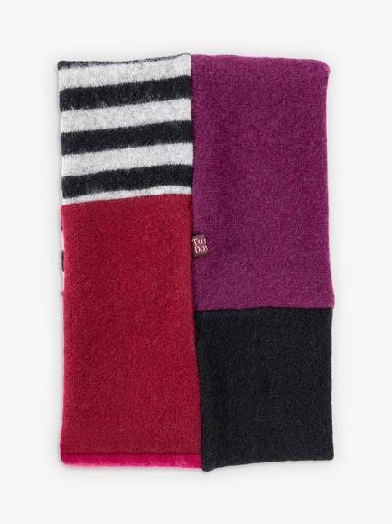 Celtic & Co. Recycled Cashmere Neckwarmer, Mixed Reds, Mixed Reds