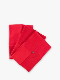 Celtic & Co. Recycled Cashmere Neckwarmer, Red - view 2, Red