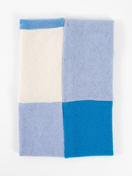 Celtic & Co. Recycled Cashmere Neckwarmer,  Mixed Blues, Mixed Blues