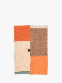 Celtic & Co. Recycled Cashmere Neckwarmer, Mixed Browns, Mixed Browns