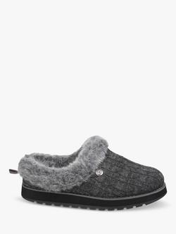 Skechers Keepsakes Ice Angel Mule Slippers, Charcoal, Charcoal
