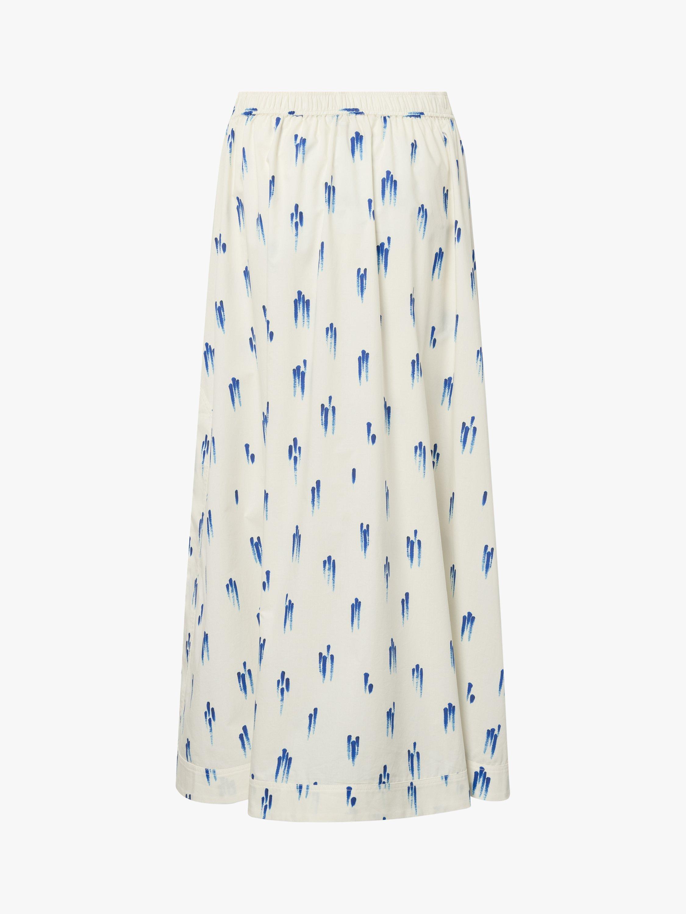 Product image 6 of 7, which shows Lovechild 1979 Vera Maxi Skirt, Blue Drops, 6
