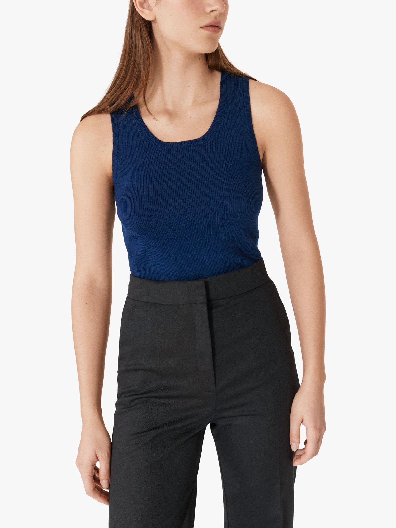 Product image 1 of 6, which shows Lovechild 1979 Karla Merino Wool Top, Total Eclipse, S
