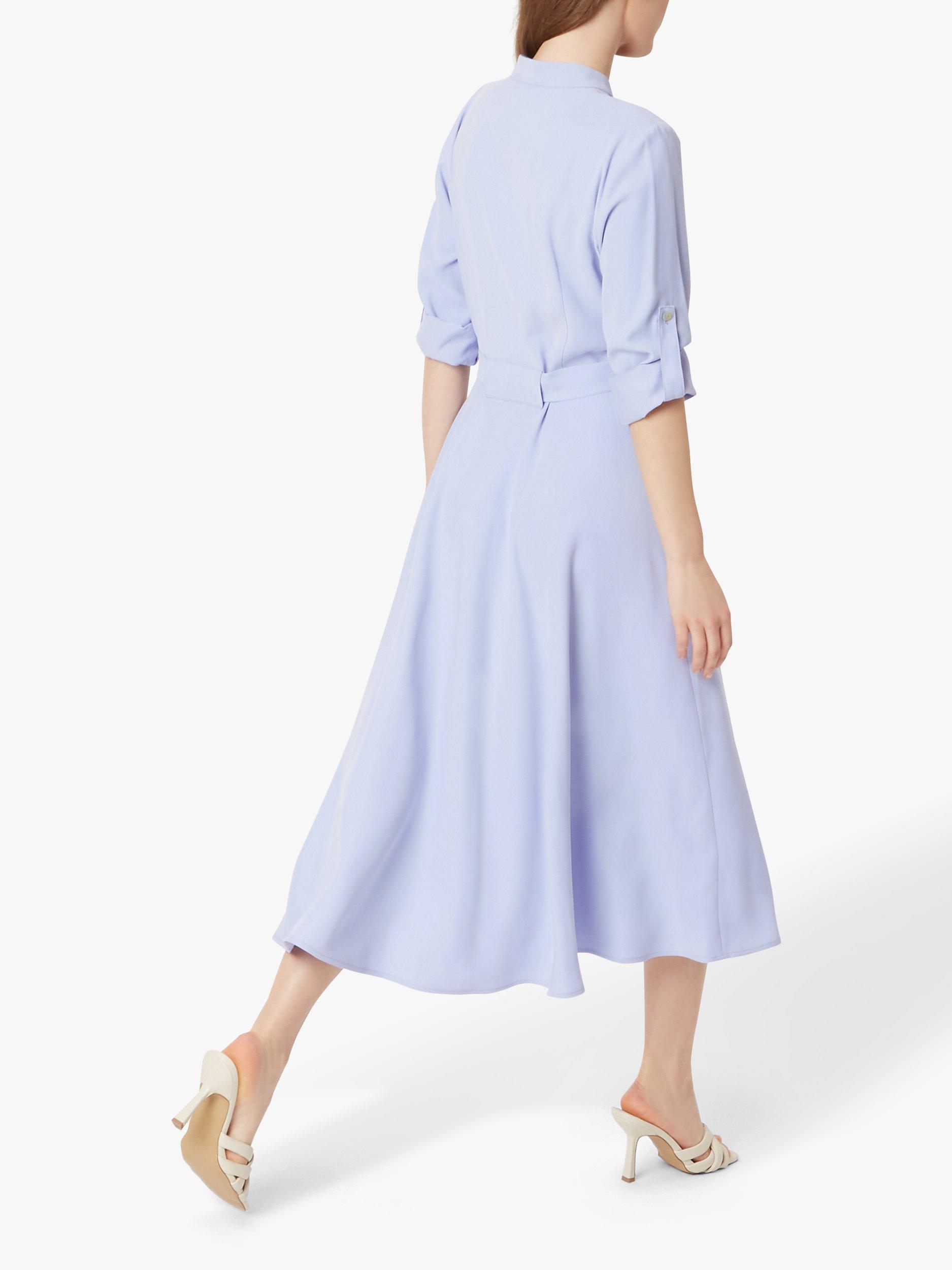 Product image 2 of 4, which shows James Lakeland Roll Sleeve Midi Dress, Lilac, 8