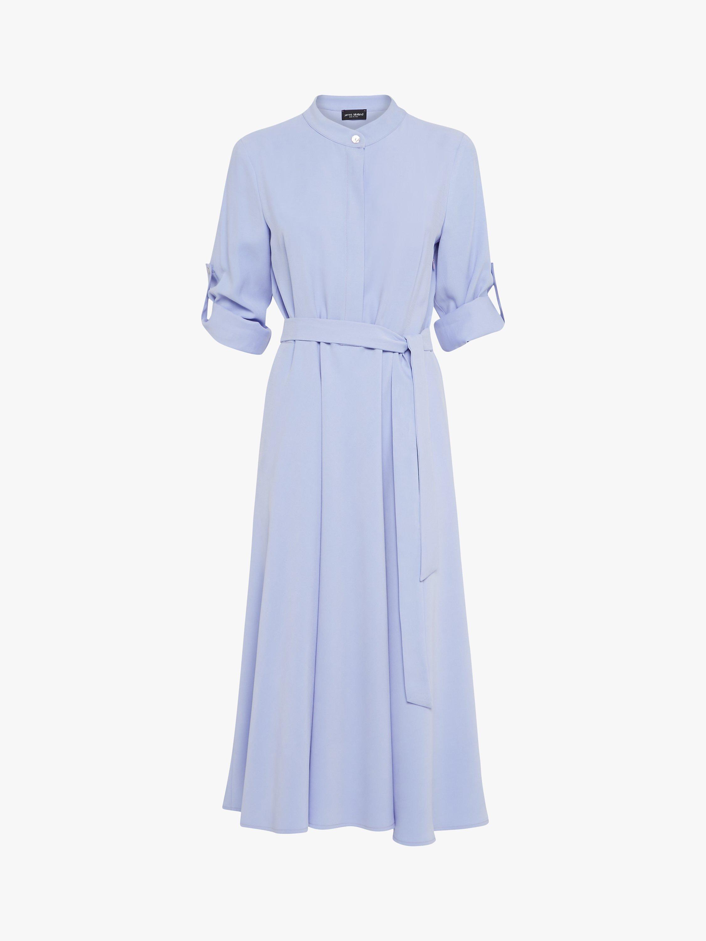 Product image 4 of 4, which shows James Lakeland Roll Sleeve Midi Dress, Lilac, 8
