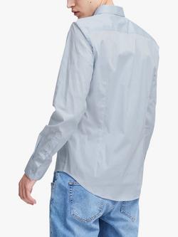 Casual Friday Palle Slim Fit Stretch Long Sleeve Shirt - view 2, Pale Blue