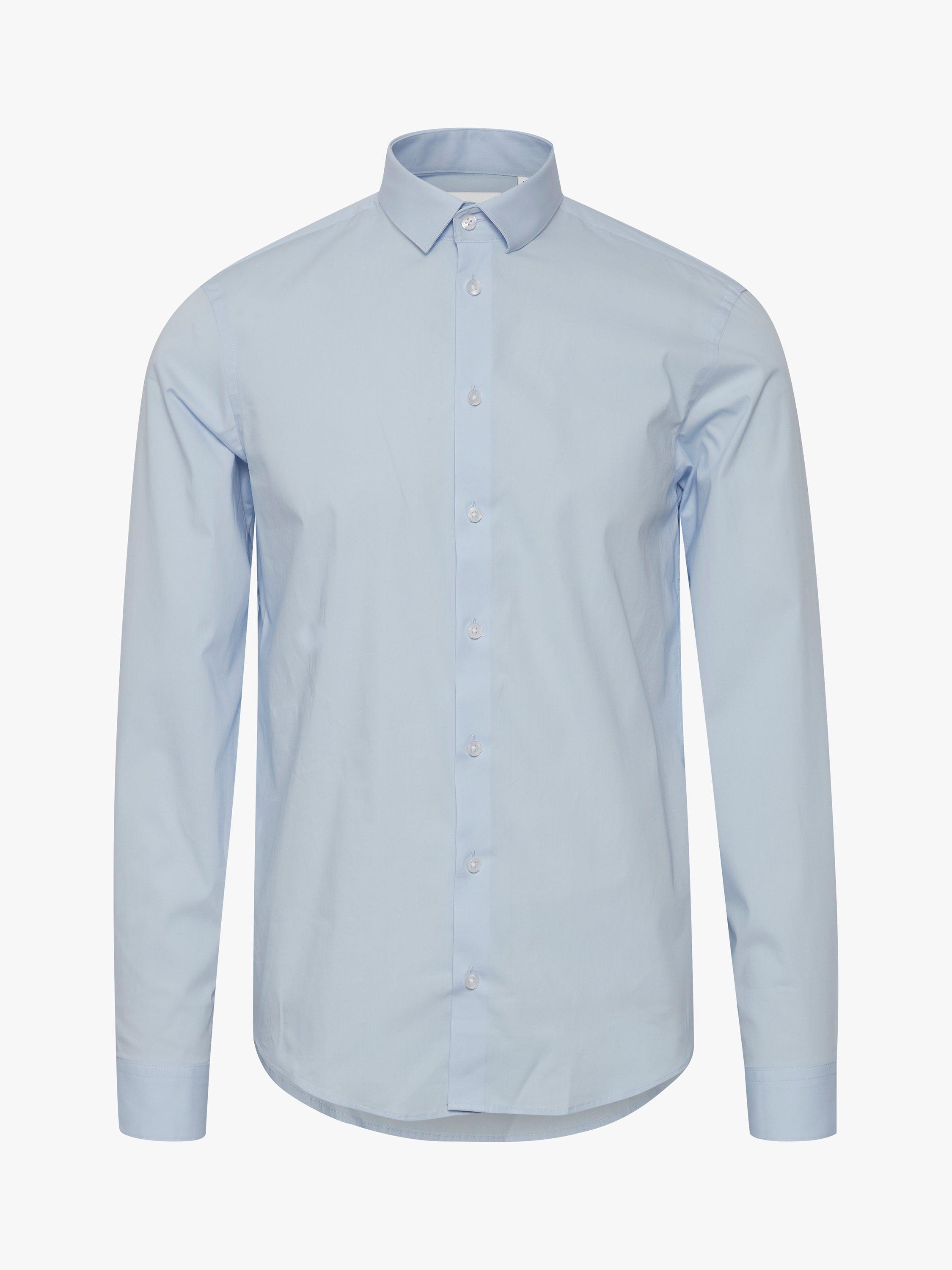 Product image 5 of 7, which shows Casual Friday Palle Slim Fit Stretch Long Sleeve Shirt, Pale Blue, S