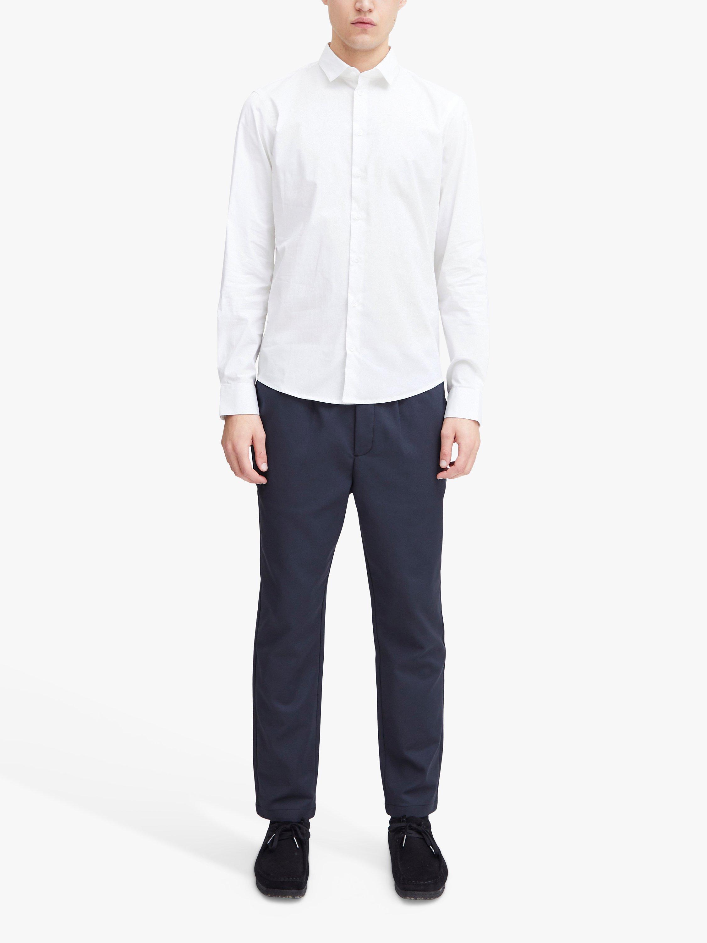 Product image 3 of 7, which shows Casual Friday Palle Slim Fit Stretch Long Sleeve Shirt, Bright White, S