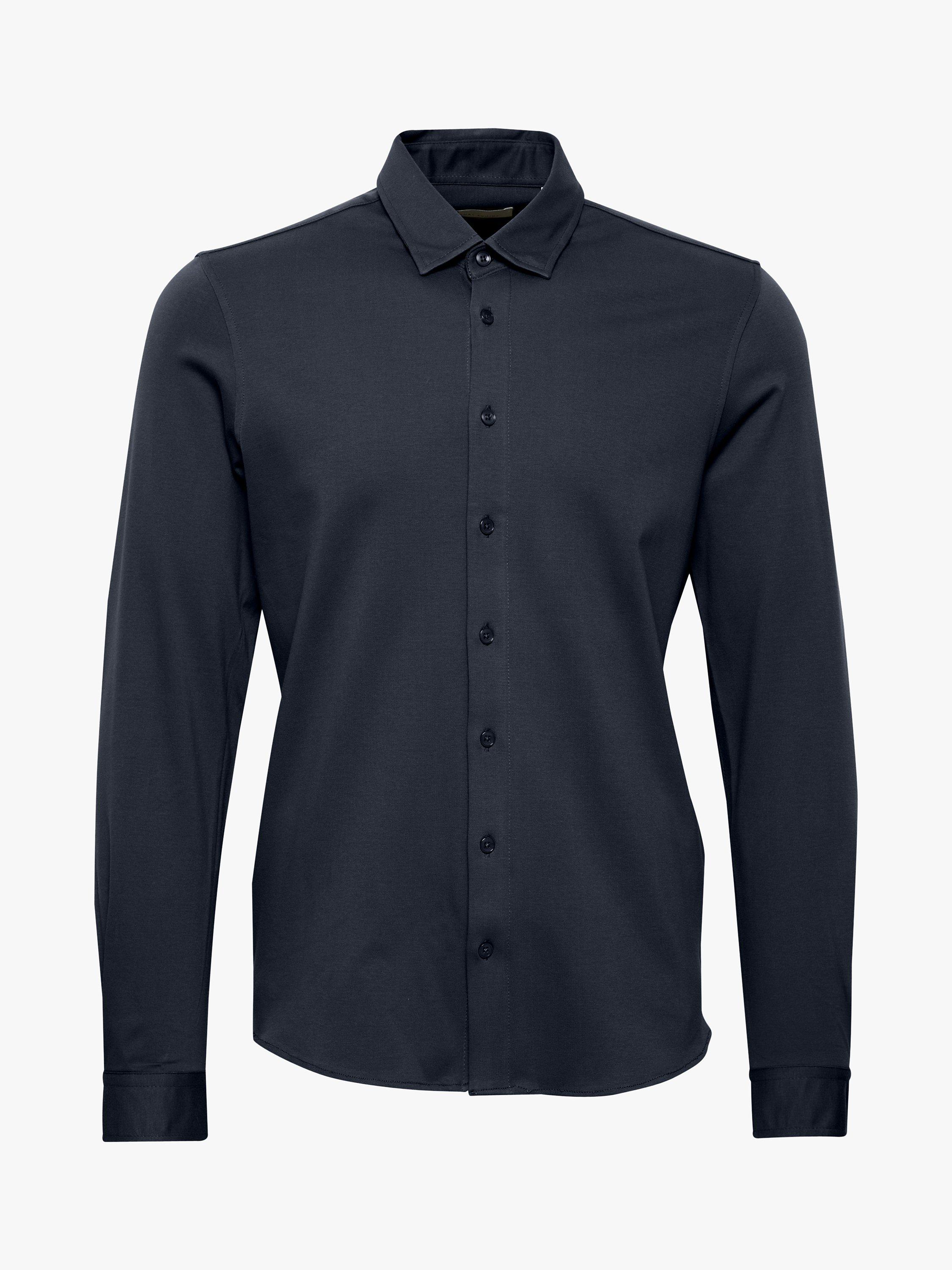 Product image 4 of 6, which shows Casual Friday Arthur Long Sleeve Jersey Shirt, Dark Navy, S