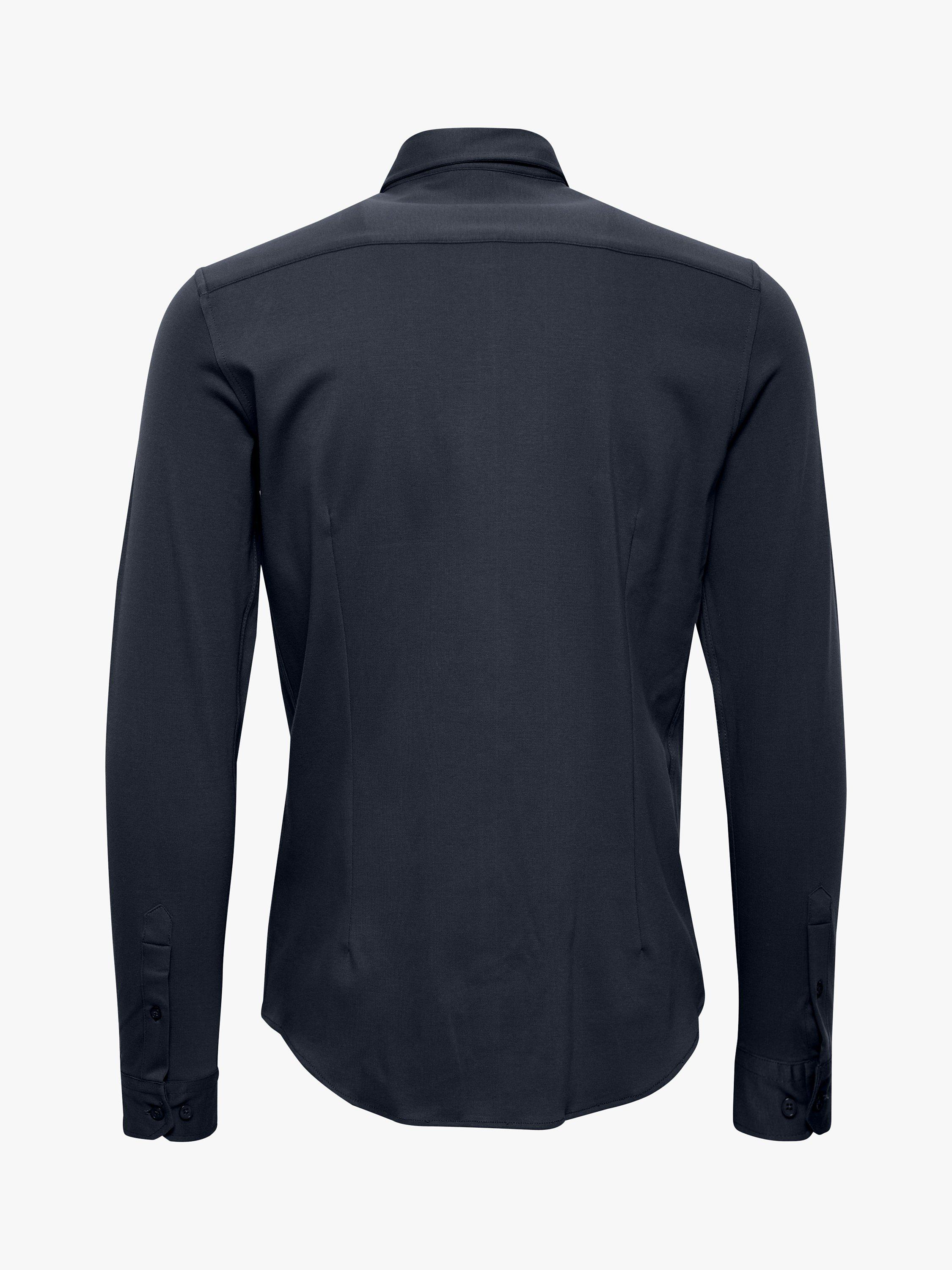 Product image 5 of 6, which shows Casual Friday Arthur Long Sleeve Jersey Shirt, Dark Navy, S