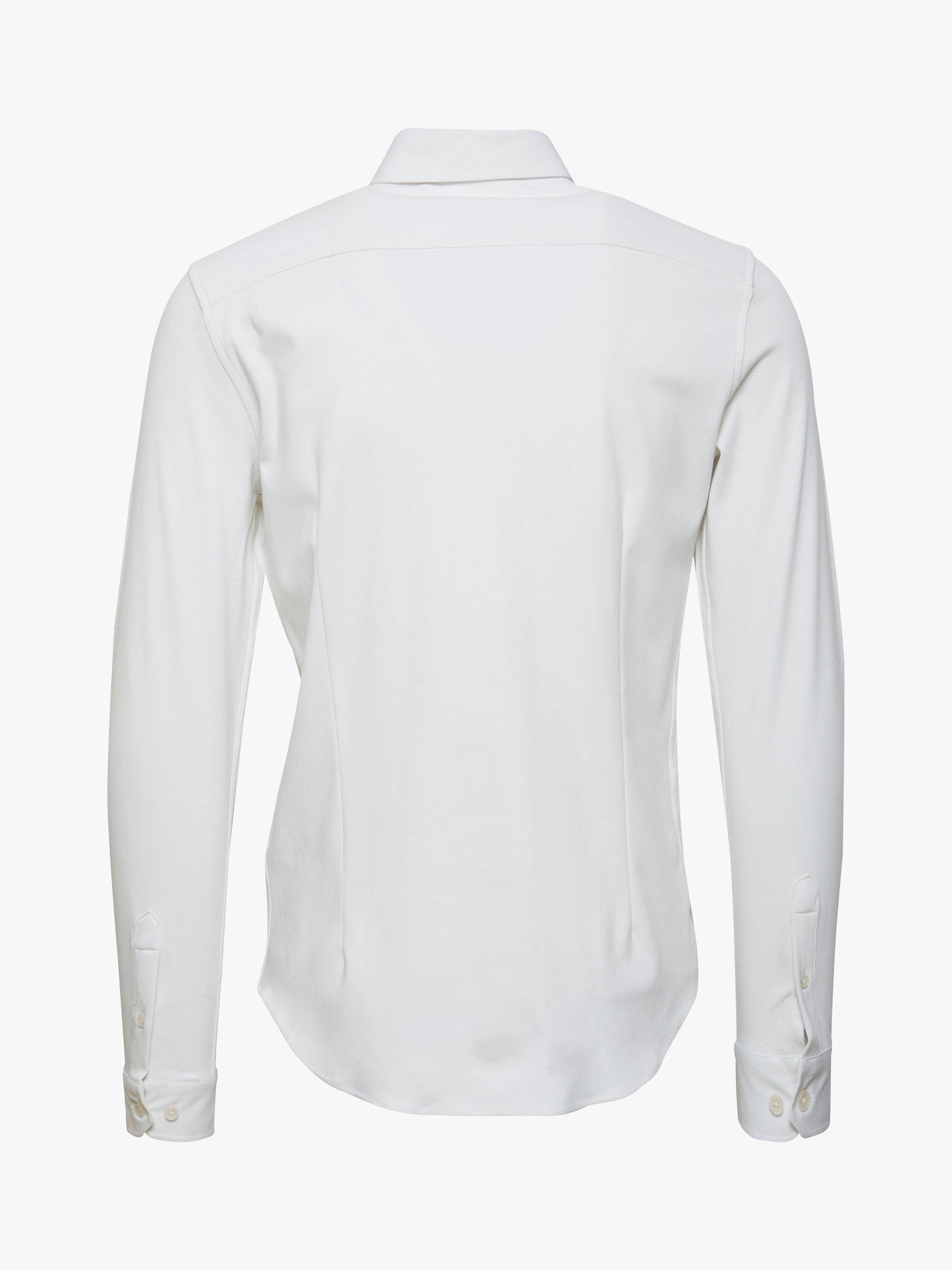 Product image 5 of 6, which shows Casual Friday Arthur Long Sleeve Jersey Shirt, Bright White, S