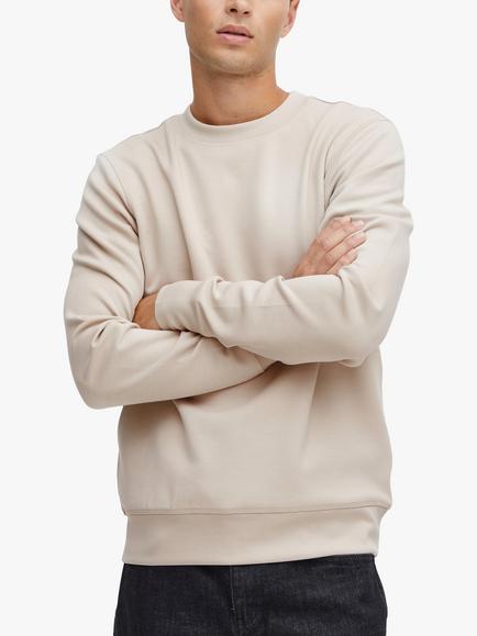 Casual Friday Sebastian Basic Crew Jumper, Chateau Gray