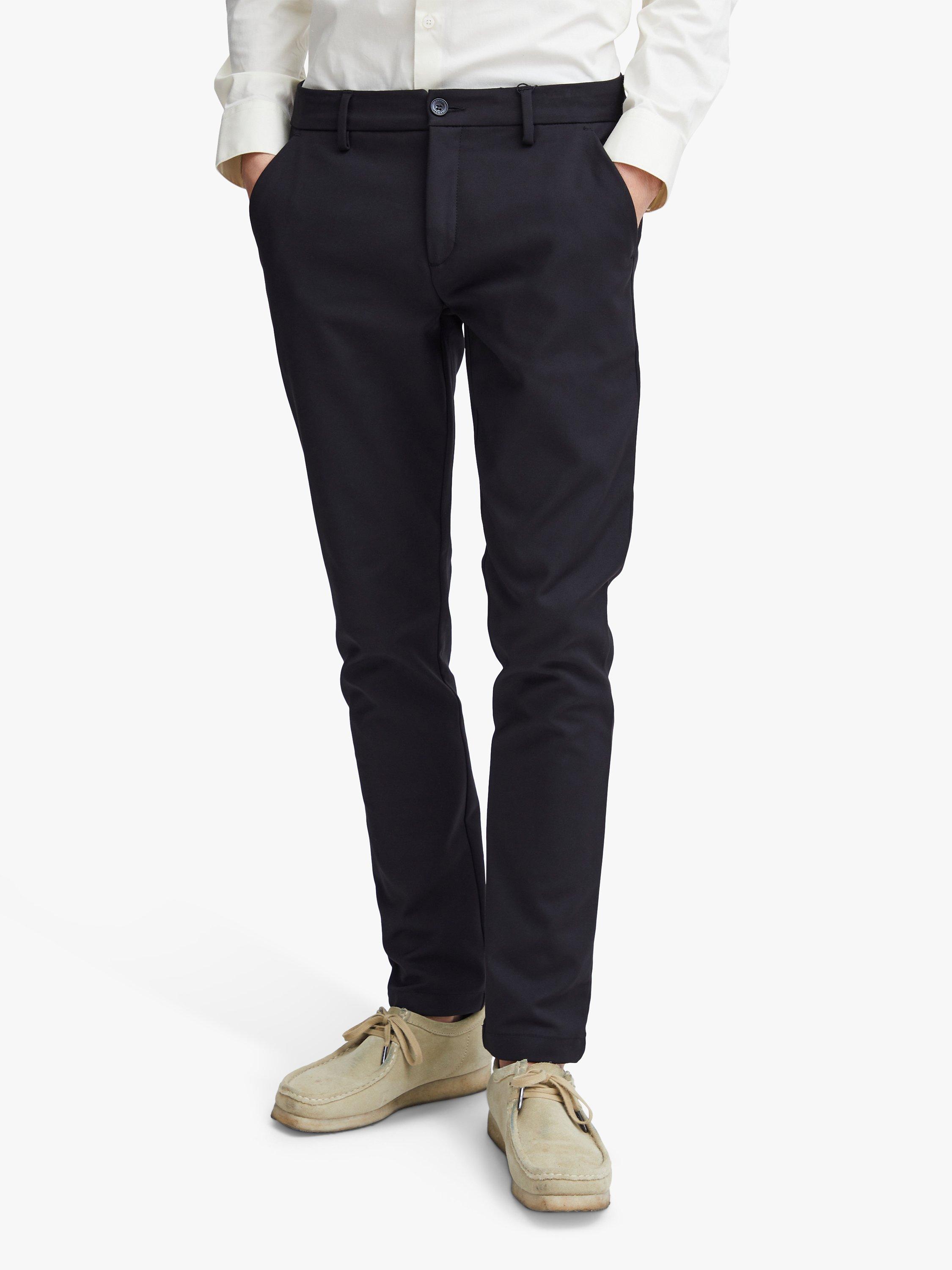 Product image 1 of 3, which shows Casual Friday Philip Slim Fit Performance Trousers, Black, 28R