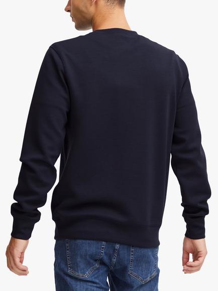 Casual Friday Sebastian Basic Crew Jumper - view 2, Dark Navy