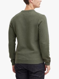 Casual Friday Karl Crew Neck Bounty Knit Jumper - view 2, Olive